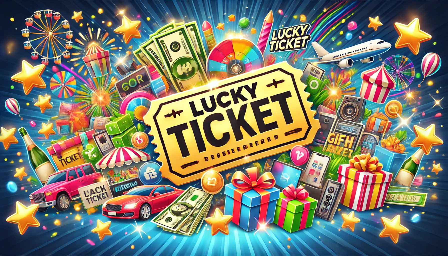 Lucky Ticket Banner